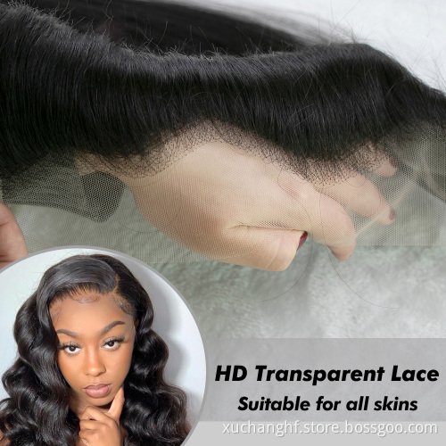 Top Quality High Digital Thin HD Lace Frontal Closure,HD Transparent Swiss Lace Frontal Vendor,Film Transparent HD Lace Frontal